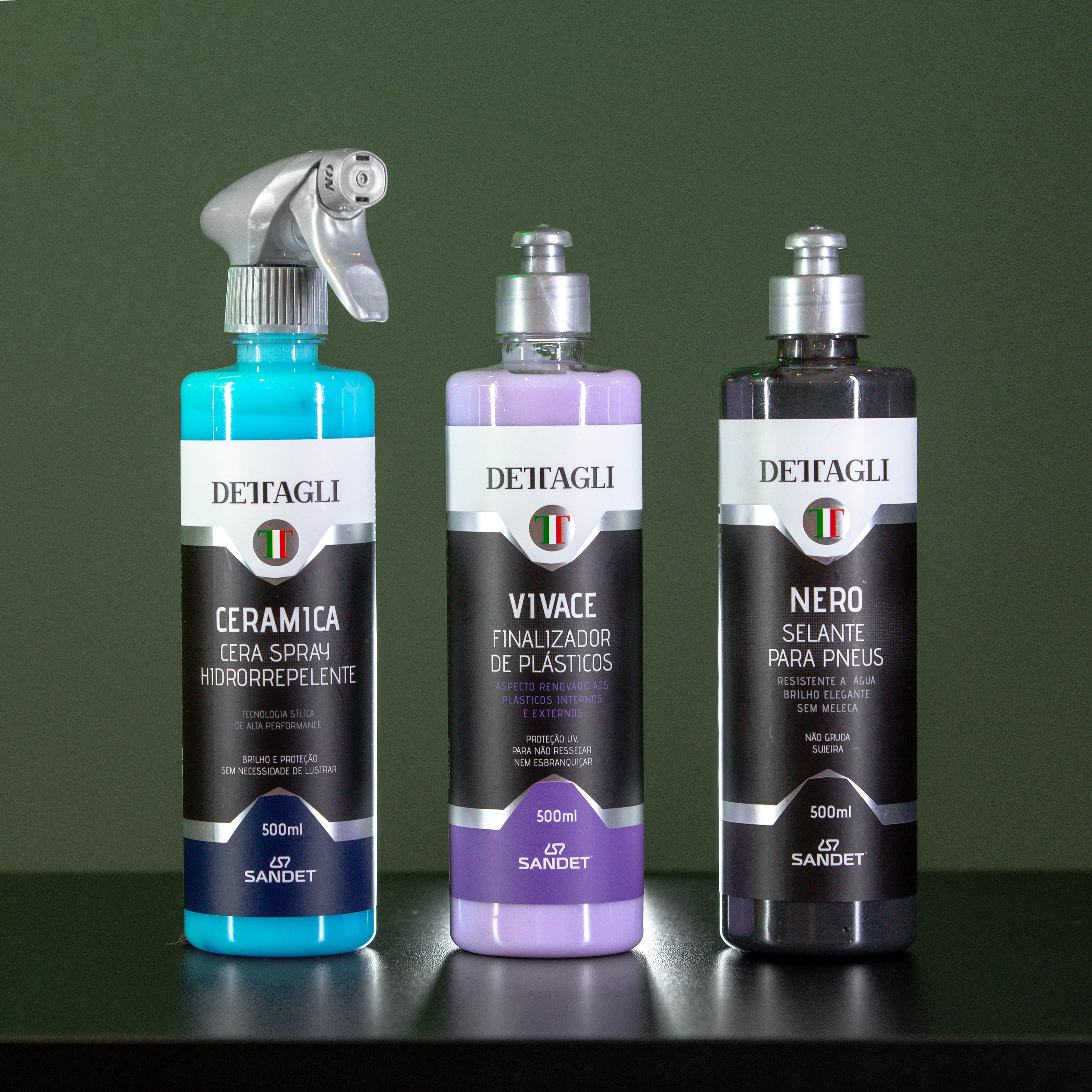 Kit Detalhamento Externo – CERAMICA SPRAY, VIVACE & NERO
