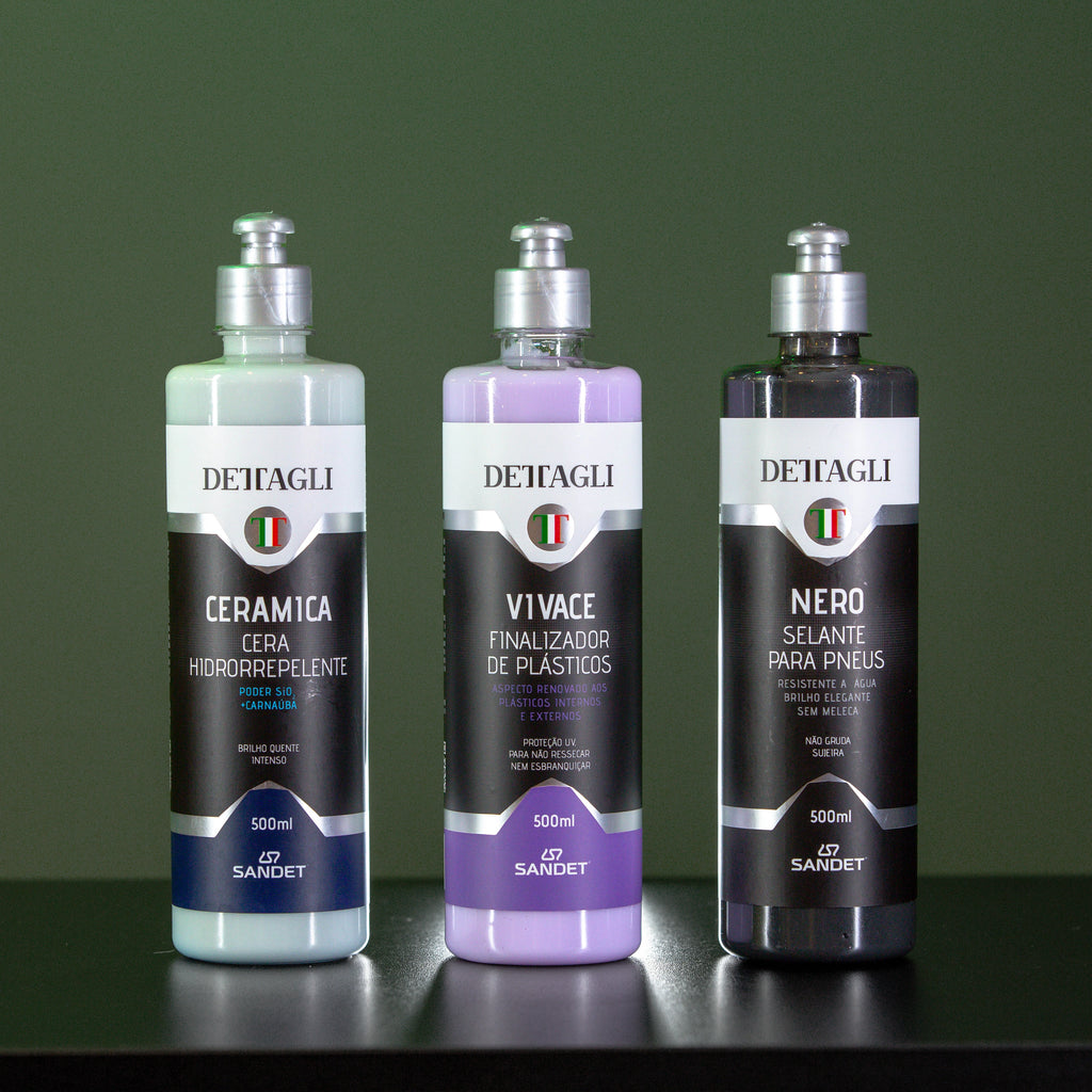 Kit Brilho e Proteção – Ceramica, Vivace & Nero